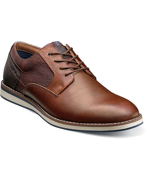 alfani Nunn Bush Men's Circuit Plain Toe Lace-Up Oxford Men's Shoes