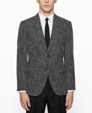 Boss Men's Micro-Patterned Regular-Fit Jacket