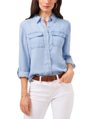 vince camuto petite tops