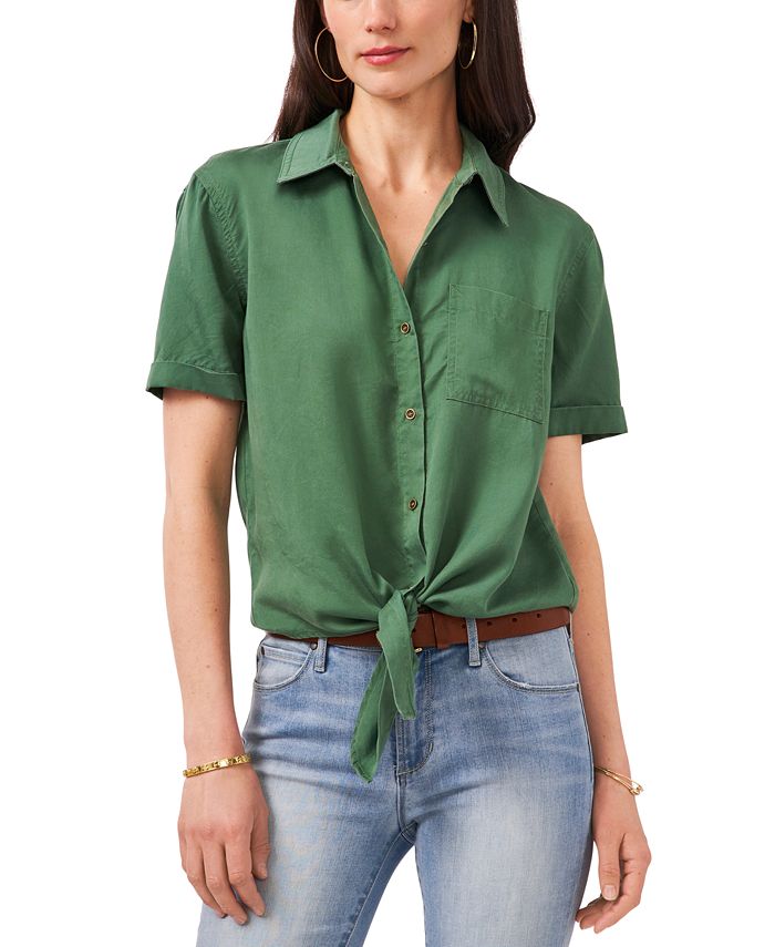 Vince Camuto Tie Front Shirt Macy s