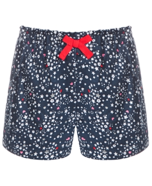 First Impressions Baby Girls Ditsy Stars Cotton Shorts Created for Macy's