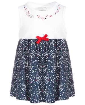 First Impressions Baby Girls Ditsy Stars Cotton Tunic Created for Macy's