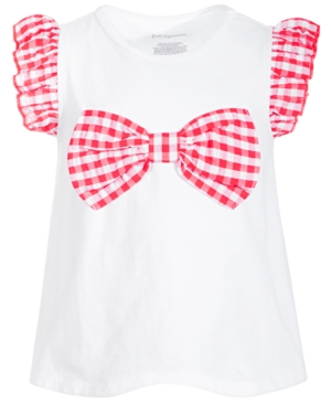 First Impressions Baby Girls Gingham Bow Cotton Tunic Created for Macy's