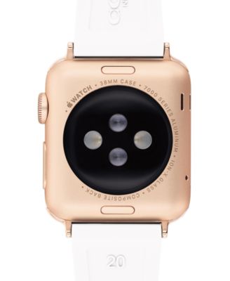 COACH White Rubber 38/40/41mm Apple Watch® Band - Macy's