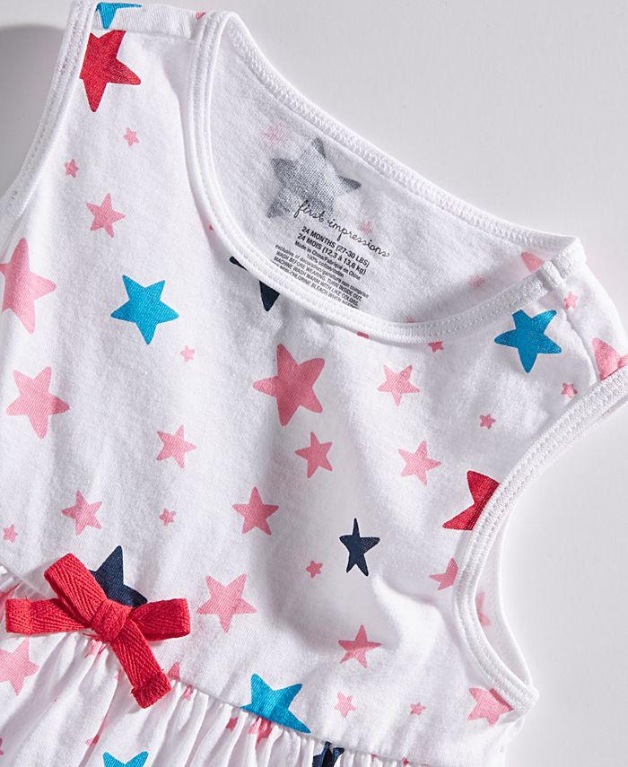 First Impressions Toddler Girl's Heart Print Tunic Orange Size 4 T