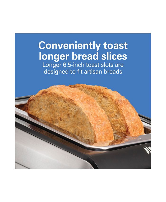 Hamilton Beach ExpertToast 2 Slice Toaster, Adjustable Settings and