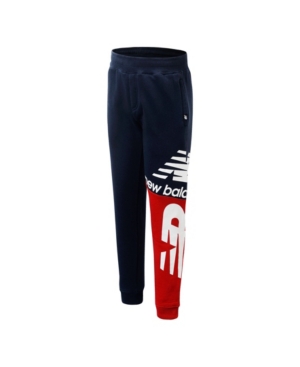 New Balance Big Boys Lifestyle Splice Fleece Joggers