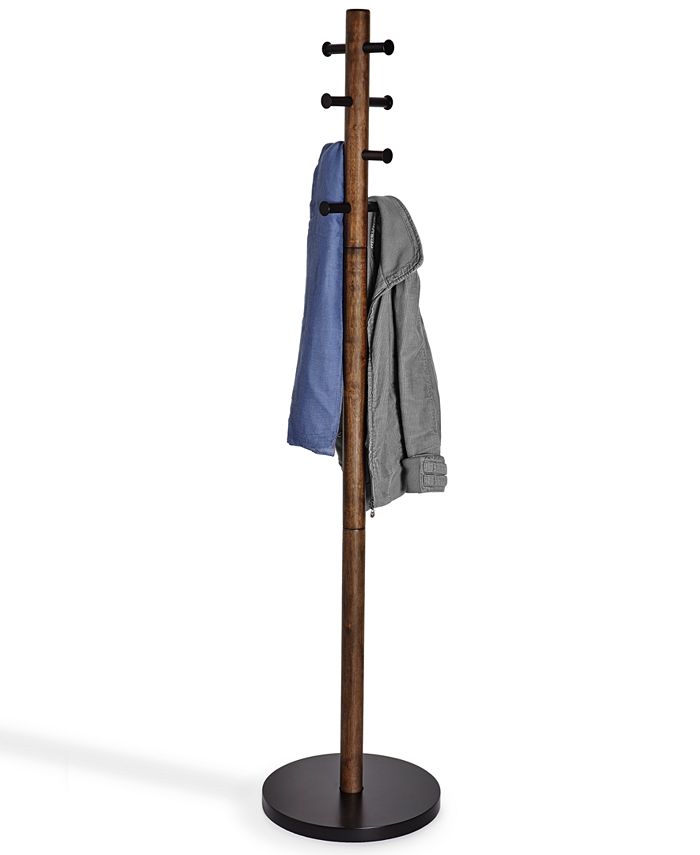 Umbra Pillar Rubberwood Coat Rack Macy's