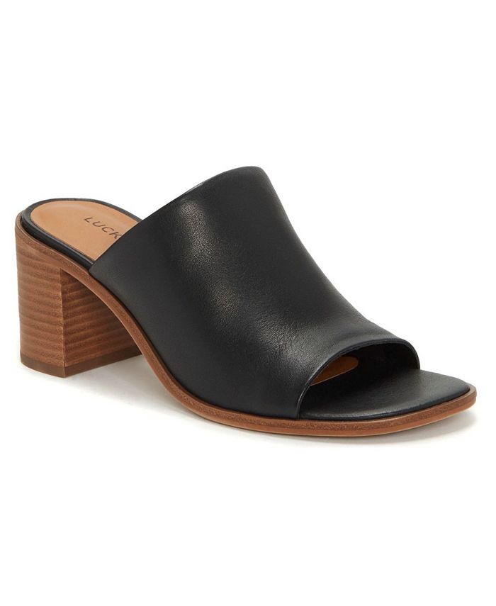 Lucky brand leather clearance mules