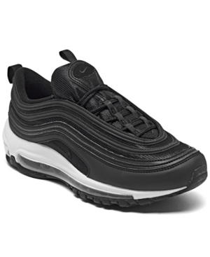 Nike Air Max 97 Leather Sneakers In Black