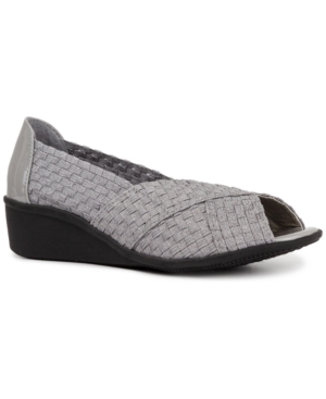 Karen Scott Yarelda Slip-On Wedge Sandals Created for Macy's Women's Shoes