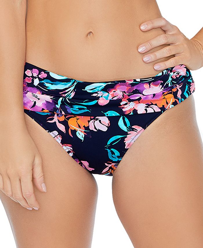 Island Escape Sun Shower Printed Bikini Bottoms, Created for Macy's