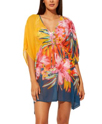 Bleu Rod Beattie Multi Run Wild Chiffon Caftan main image 1