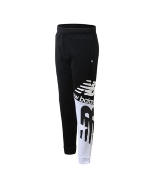 New Balance Big Boys Lifestyle Splice Fleece Joggers