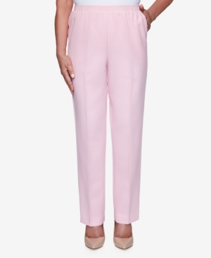 Alfred Dunner Proportioned Medium Pants In Petal