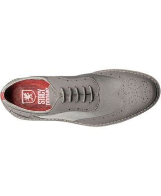 Scarpe Stacy Adams Trudell Uomo In Camoscio Nero - Sneaker Con Zeppa, Lacci, Wingtip, Suola Gomma, Taglia 42.5 EU
