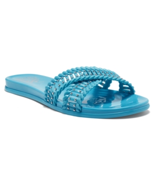 Vince Camuto Women's Erindra Embellished Jelly Slide Sandals Women's Shoes