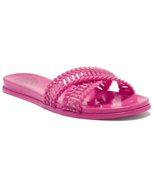 Vince Camuto Women's Erindra Embellished Jelly Slide Sandals Women's Shoes