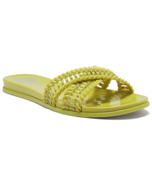 Vince Camuto Women's Erindra Embellished Jelly Slide Sandals Women's Shoes