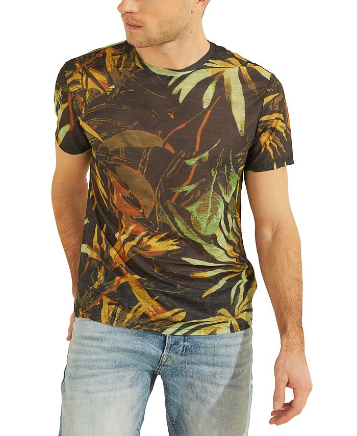 GUESS Men's Wynn Graffiti Palm T-Shirt - Macy's