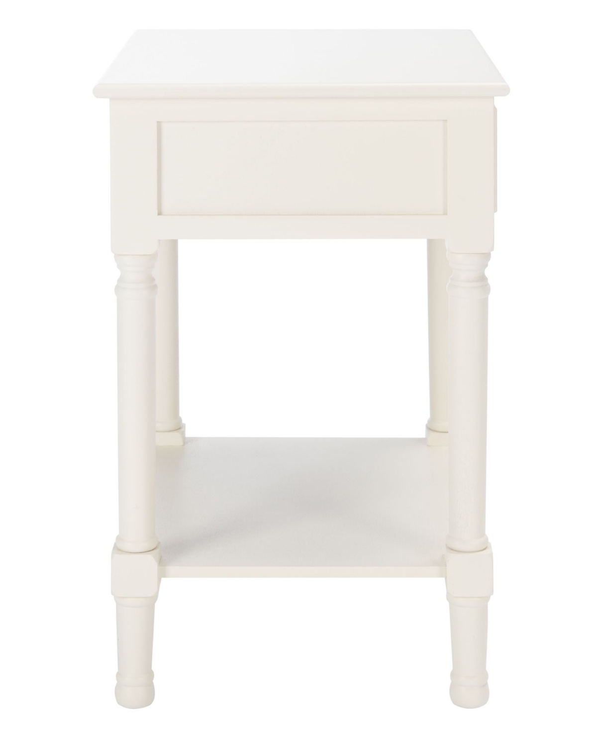 Safavieh Haines 1 Drawer Accent Table In White