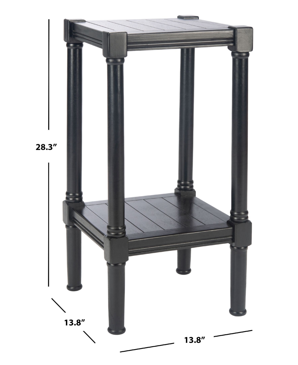 Safavieh Rafiki Square Accent Table In Black
