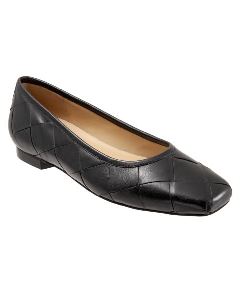 Женские балетки Trotters Hanny Flat, цвет: Чёрный