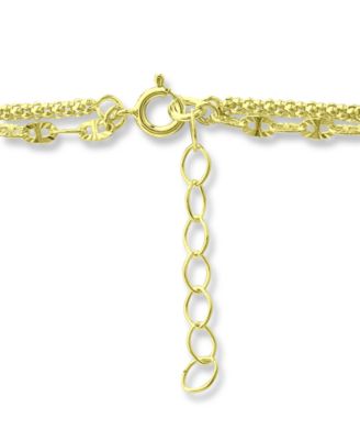 Double Chain Ankle Bracelet, Created for Macy's