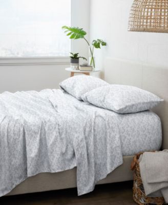 Home Collection Premium Ultra Soft Chantilly Lace Style Pattern 4 Piece Bed Sheets Set, California King