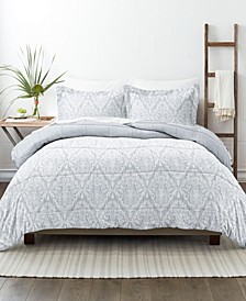 Home Collection Premium Down Alternative English Countryside Reversible Comforter Set, Full/Queen