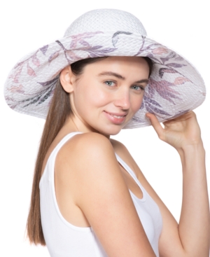 Inc Painted-Print Floppy Hat Created for Macy's