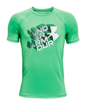 Big Boys Ua Tech Glow Half Symbol Short Sleeve T-shirt