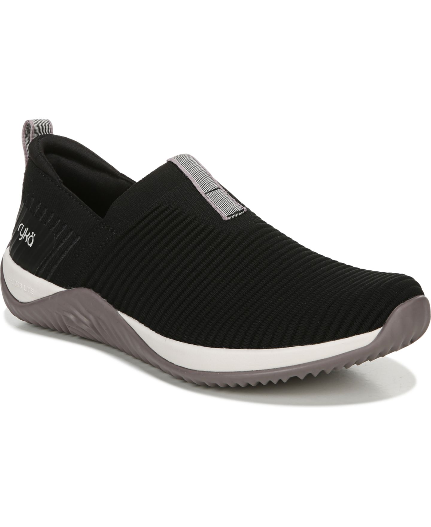 Женские кроссовки Ryka Echo Knit Slip On, цвет: Чёрный, вариант 1 — фото 1