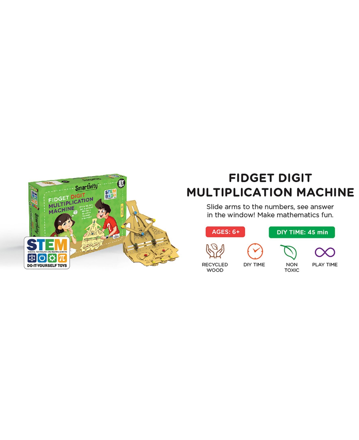 Dolu Oyuncak Sanayi Ve Ticaret A.s. Smartivity Multiplication Machine Stem Educational Toy For Kids In Open Misce