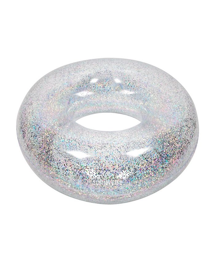 sunnylife glitter pool ring