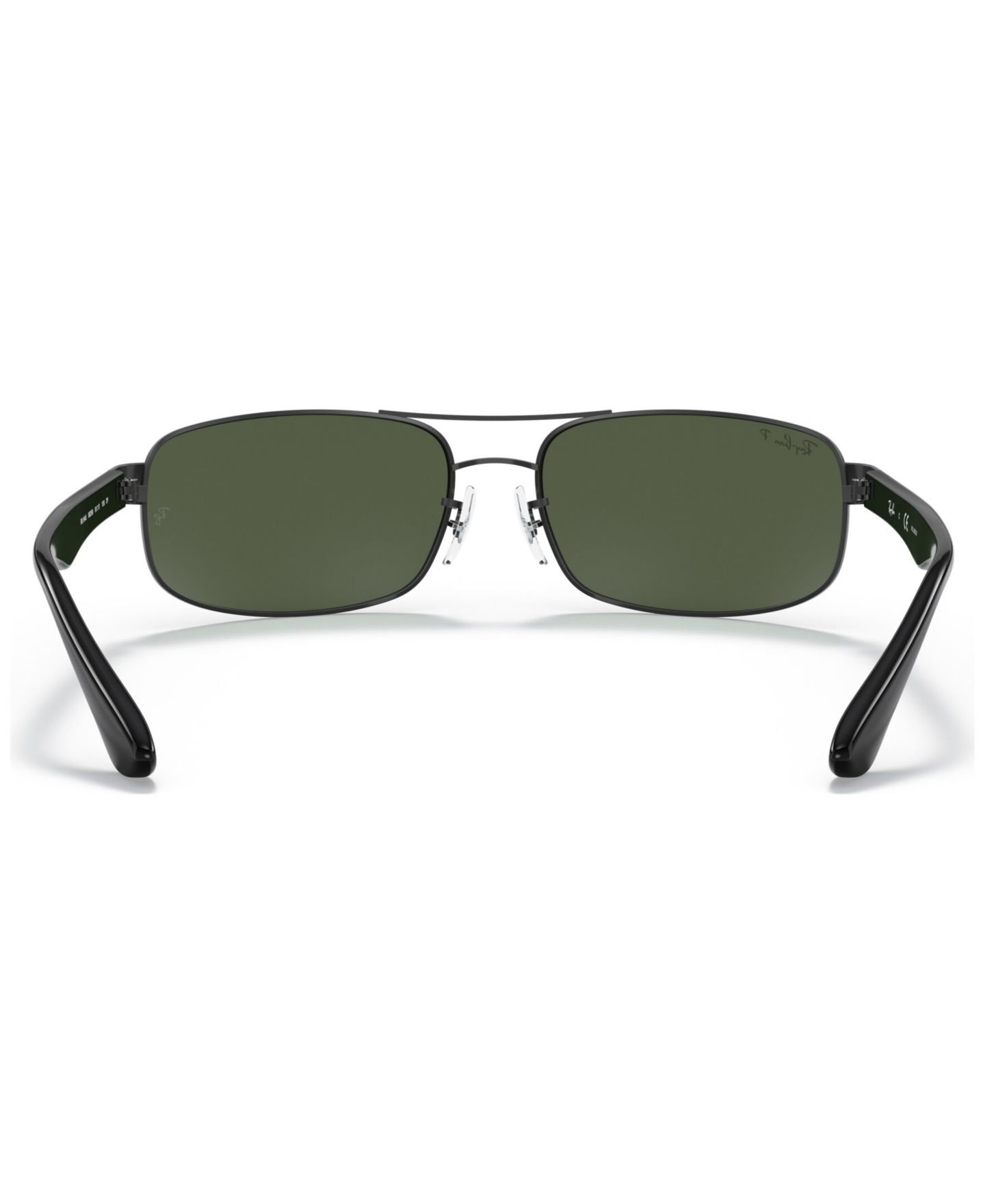 Женские солнцезащитные очки Ray-Ban Polarized Sunglasses, RB3445, цвет: Чёрный / Серый — фото 4