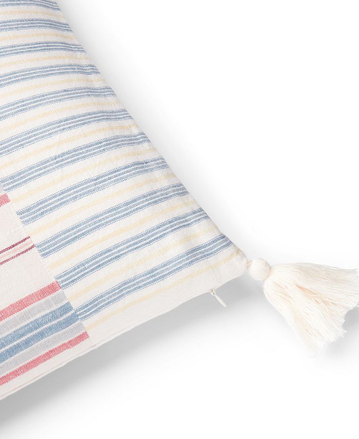 Lauren Ralph Lauren Maddie Multi Stripe Decorative Pillow, 18" x 18