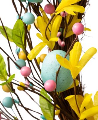 22"D Easter Egg Wreath