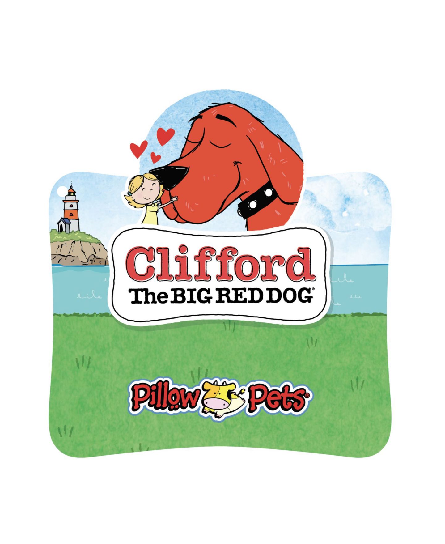 Детская мягкая игрушка Pillow Pets Clifford The Big Red Dog 16" Pillow Plush — фото 4