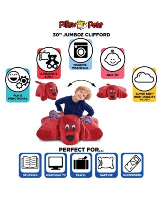 Jumbos Clifford The Big Red Dog Stuffed Animal Plush Toy