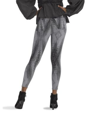 HUE Leggings Capri In Denim Vita Alta - Morbidi, Con Tasche E Passanti, Per Donna