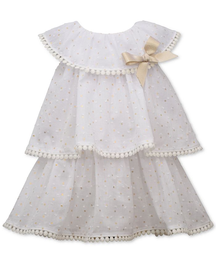 Macy's baby discount girl white dress