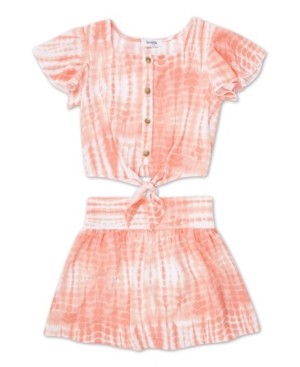 Speechless Big Girls Tie Dye Skort 2 Piece Set