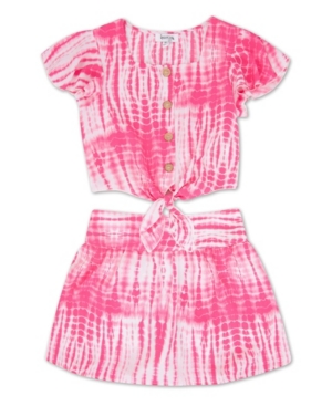 Speechless Big Girls Tie Dye Skort 2 Piece Set