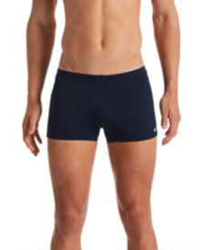 Men's Poly Solid Square Leg Brief