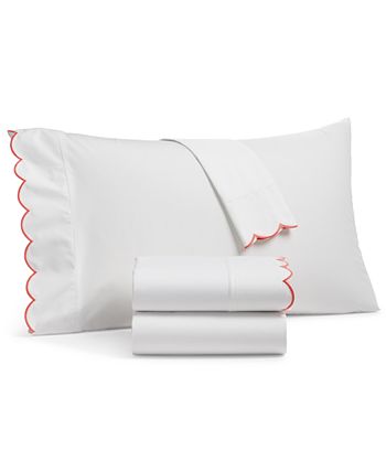 Martha Stewart Collection CLOSEOUT! Scalloped 400 Thread Count 100% ...