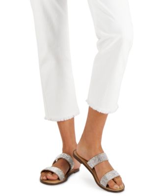 Ginnie Double-Band Slide Flat Sandals, Created for Macy's