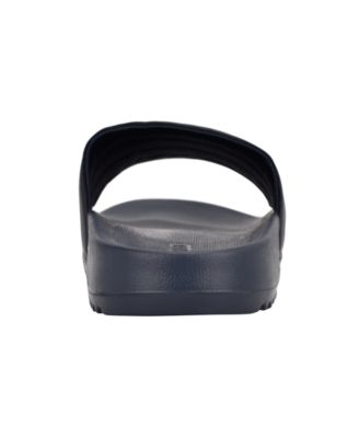 Men's Rozi Global Stripe Branding Pool Slide Sandals