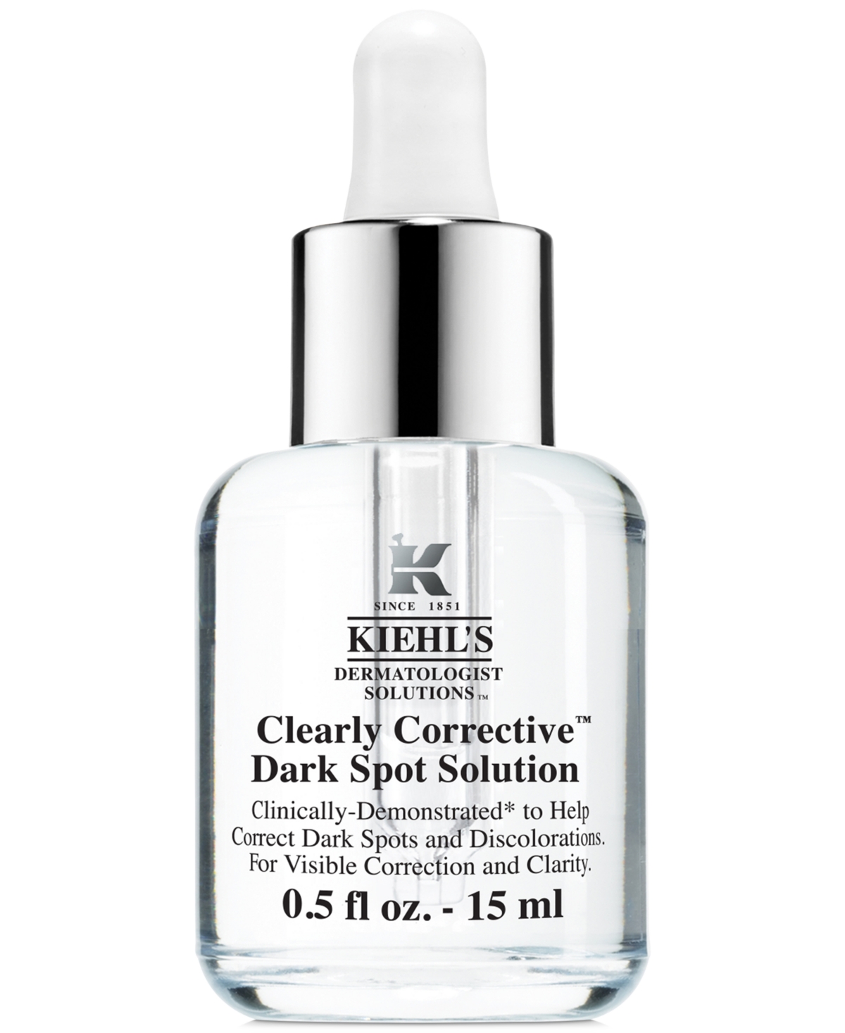 Kiehl's Since 1851 Dermatologist Solutions Clearly Corrective Dark Spot Solution, 0.5-oz. In Transparent