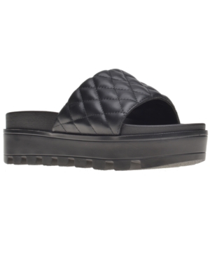 Wild Pair Elevated Slide Flatform Sandals Created for Macy's Women's Shoes